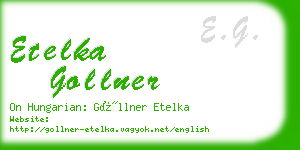 etelka gollner business card